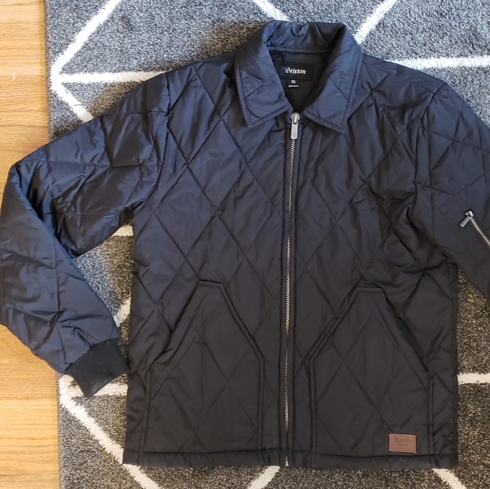 Men's Black Quilted Puffer Jacket